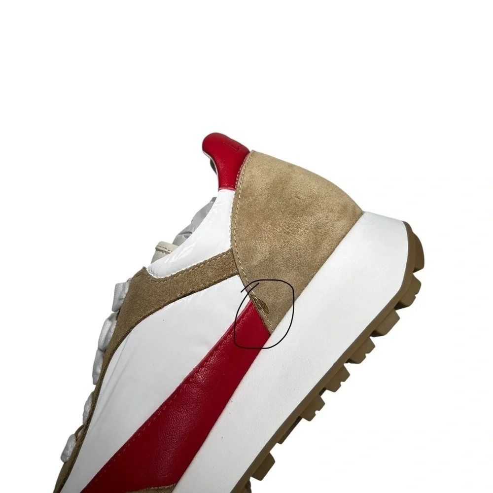 Lita By Ciara Multicolor Sport Trainer Sneaker In Red/White Size 37 EU 6.5-7 US